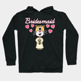 Bridesmaid Cat Bachelorette Party Hoodie